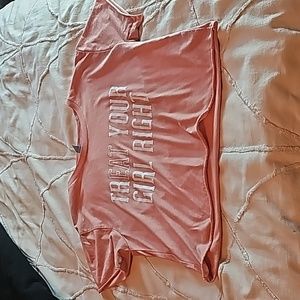 Treat your girl right crop tee